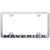 Ford, Maverick, Brushed Chrome, License Plate Frame, Stainless Steel
