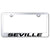Cadillac, Seville, Chrome, License Plate Frame, Stainless Steel