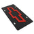 Chevy Bowtie Logo License Plate (Red on Black)
