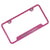 Cadillac New Logo Cut Out License Plate Frame (Pink) - Custom Werks