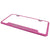 Cadillac New Logo Cut Out License Plate Frame (Pink) - Custom Werks
