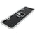 Acura Logo Mini License Plate Kit (Chrome on Black) - Custom Werks