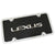 Lexus Badge License Plate Kit (Chrome on Black) - Custom Werks