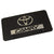 Toyota Dual Logo Camry License Plate (Chrome on Black) - Custom Werks