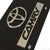 Toyota Dual Logo Camry License Plate (Chrome on Black) - Custom Werks